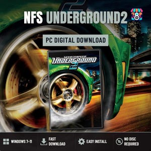 NFS Underground 2 PCデジタルダウンロード、オフラインストリートレースゲーム