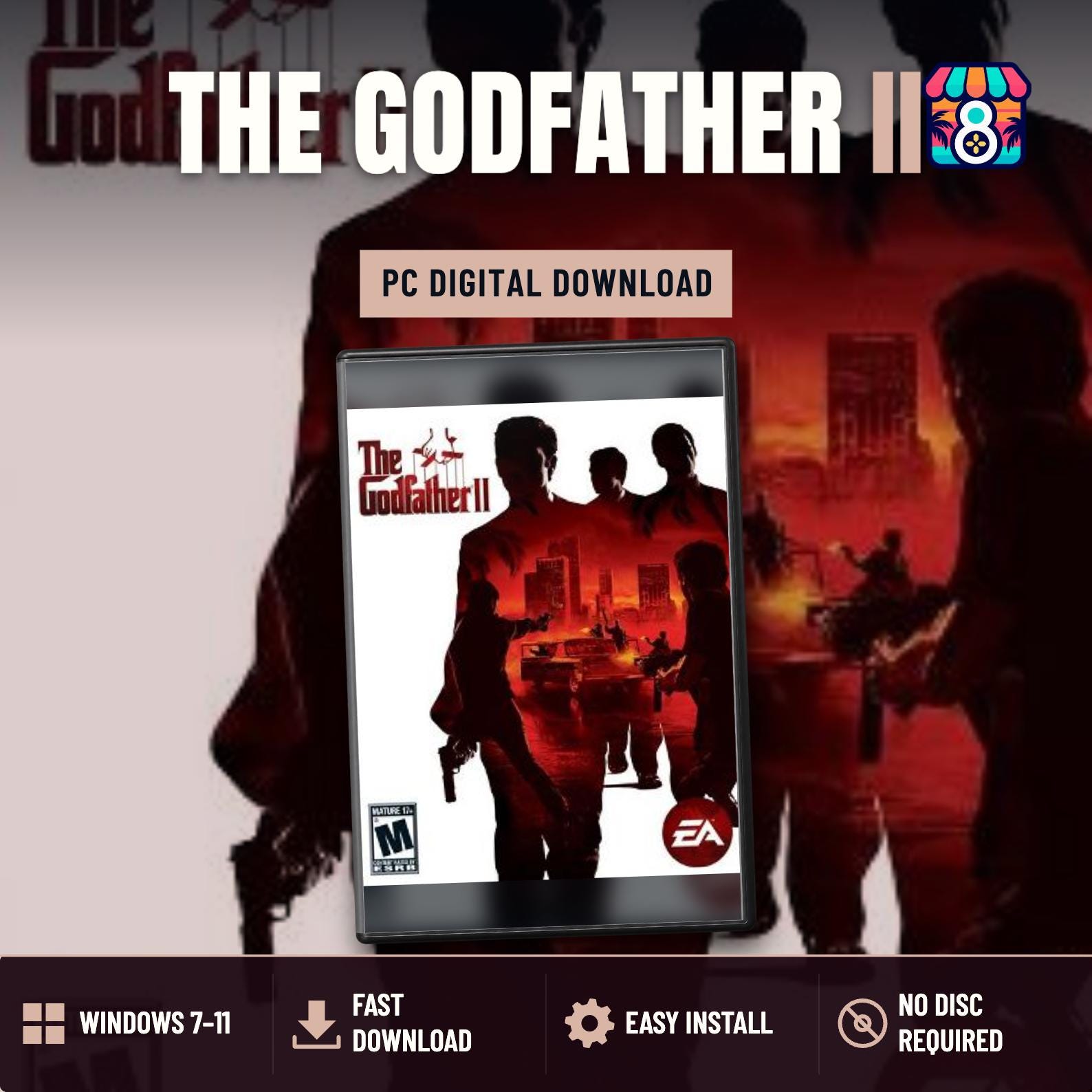 The Godfather Game Pc - Etsy