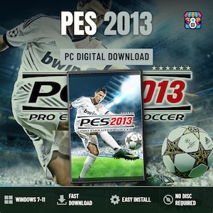 PES 2013 PC Digital Download, Windows Game With Master League