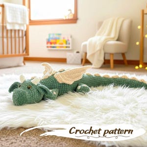 Drache Amigurumi Häkelanleitung, Plüsch Drache PDF Anleitung, anfängerfreundlich