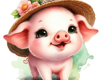 Juego de 6 pegatinas de animales de granja, 6 piezas, bonitas pegatinas de animales bebés para coche, 9 x 9 cm