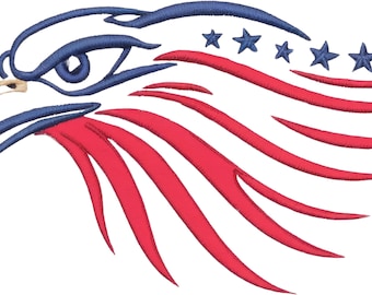 4 pegatinas de águila patriótica para coche, diseño de bandera, símbolo de la libertad, regalo para exteriores, vinilo de 9 x 9 cm