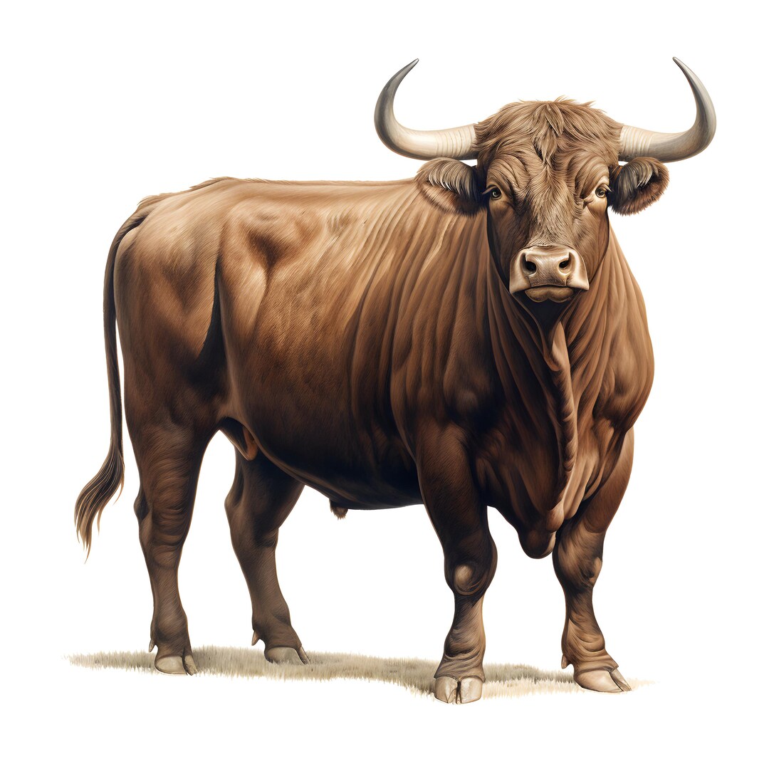 9x Bull Stickers Mighty Bull Car Stickers Power Animal Vinyl Waterproof ...