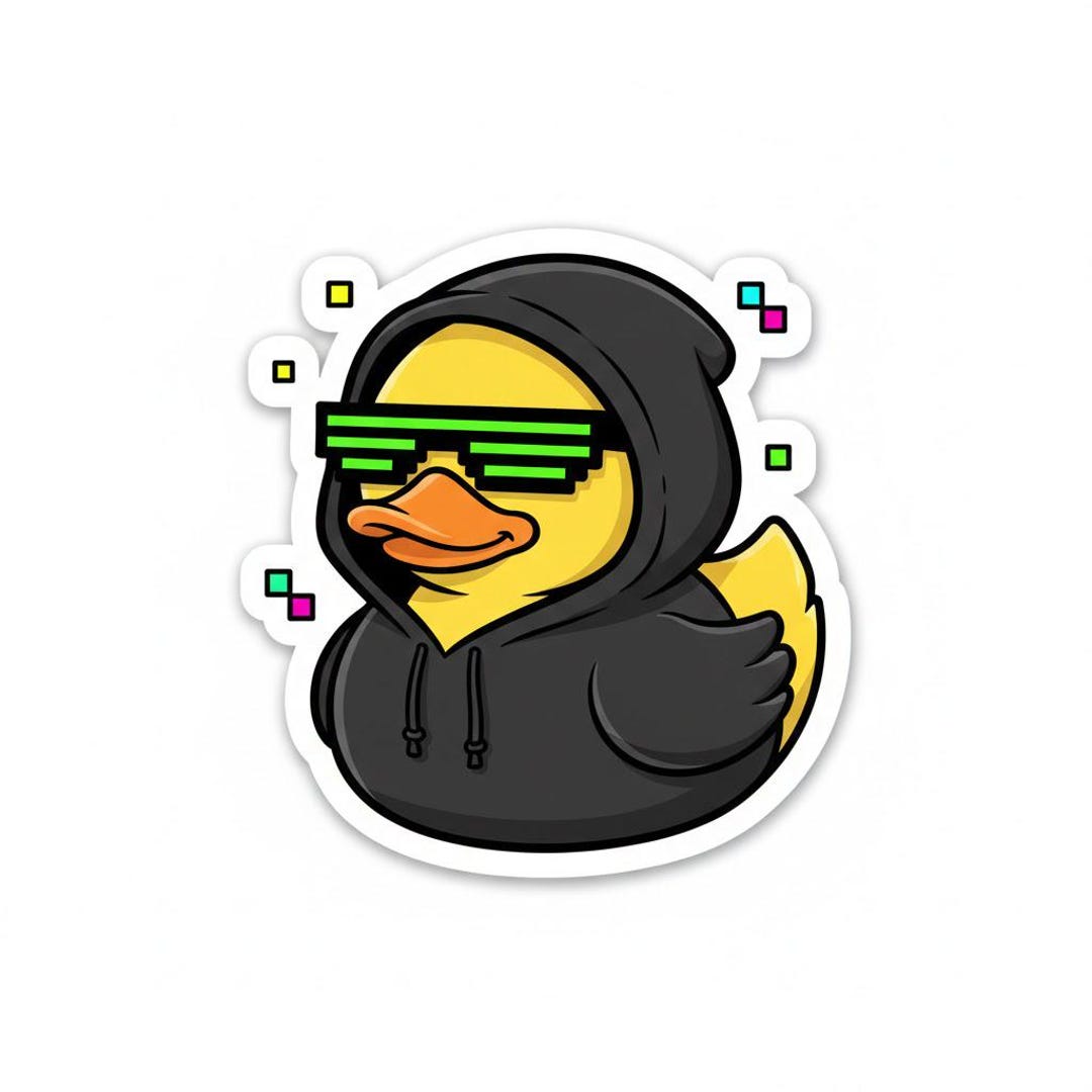 7X Programmer Sticker Set, 7 Pieces, Rubber Duck Debugging Duck Car ...