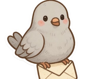 3x Duvklistermärken Fredsduvklistermärken Söt Fågel Vattentät för Bil Laptop Natur Djurdekoration 9 x 9 cm