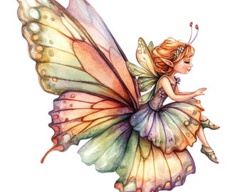 Lot de 9 autocollants féeriques (5 pièces), autocollants papillon pour voiture, jolis autocollants en vinyle, imperméables, décoration pour chambre d'enfant, cadeau pour filles, magiques, 9 x 9 cm