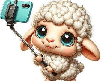 Juego de 7 pegatinas de ovejas, 7 piezas, divertidas pegatinas para coche, decoración de animales con humor, 9 x 9 cm