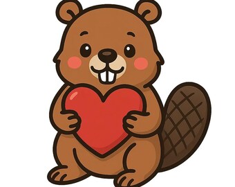 3x Beaver Stickers, Funny Beaver Stickers, Animal Motif, Waterproof for Car, Laptop, Forest Animal, Nature Decoration, 9 x 9 cm