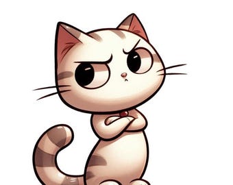 Juego de 7 pegatinas de animales sarcásticos, 7 piezas, divertidas pegatinas para coche, humorísticas, 9 x 9 cm