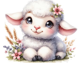 Juego de 6 pegatinas de animales de granja, 6 piezas, bonitas pegatinas de animales bebés para coche, 9 x 9 cm