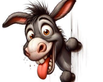 Juego de 6 pegatinas de animales (6 piezas): divertidas, originales, ingeniosas, 9 x 9 cm