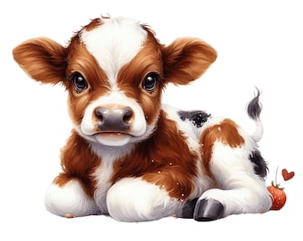 Juego de 6 pegatinas de animales de granja, 6 piezas, bonitas pegatinas de animales bebés para coche, 9 x 9 cm