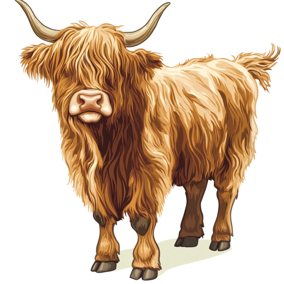 3X Hochlandkuh Sticker Lustige Kuh Autoaufkleber Highland Cow ...