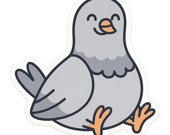 3x Duvklistermärken Fredsduvklistermärken Söt Fågel Vattentät för Bil Laptop Natur Djurdekoration 9 x 9 cm