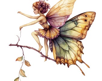 Set di 9 adesivi a forma di fata, 5 pezzi, adesivi per auto a forma di farfalla, simpatici adesivi in vinile, impermeabili, decorazione per la cameretta dei bambini, regalo per ragazze, magici, 9 x 9 cm