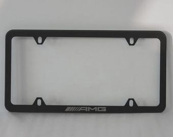 Mercedes-Benz AMG zwart slimline nummerplaatframe NIEUW