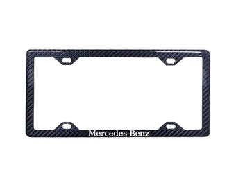 Mercedes Carbon Fiber License Plate Frame – 4 Hole Option