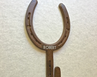 Horseshoe wall hook (1), * St. Croix shoes, strong, functional, leash, tack, jacket, farmhouse decor, barn stable gift, house warming