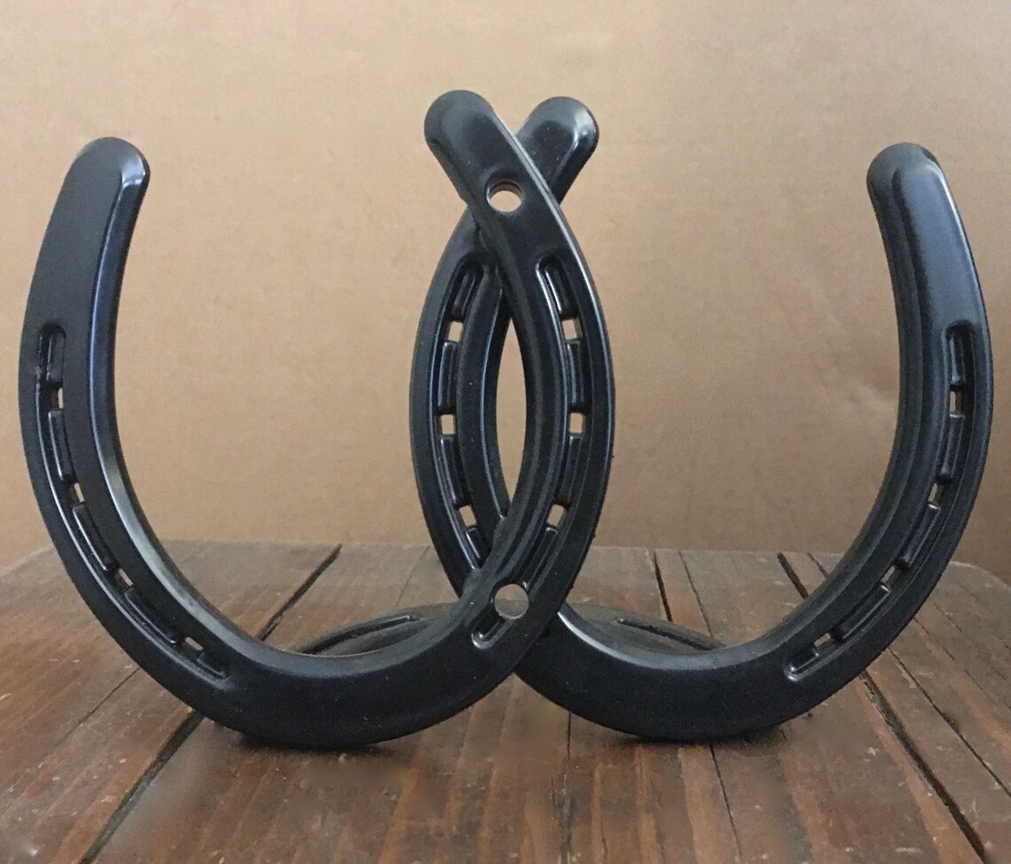 Linked 2 horseshoes standing IN STOCK 6th 2015 anniversary Etsy