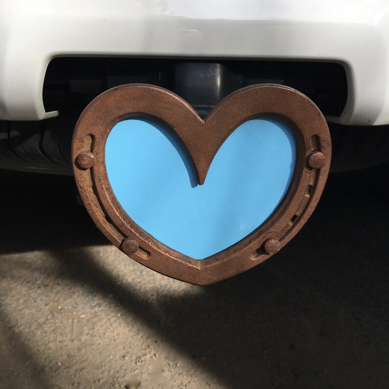 Trailer Hitch Cover heart horseshoe receiver hitch cover Etsy