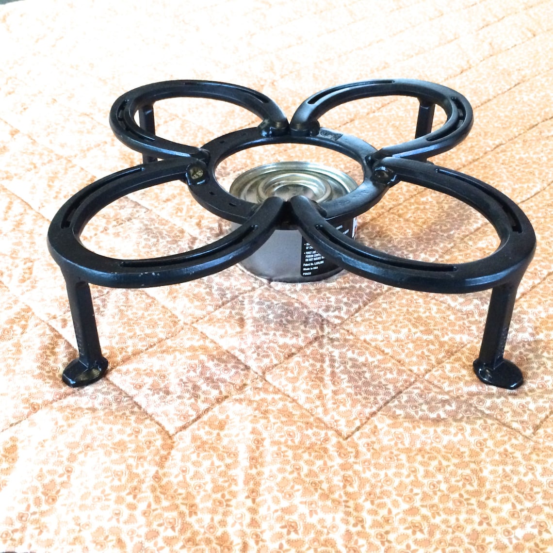 Cast Iron Pot Stand Great as Fondue Stand Sauces Chili Etsy