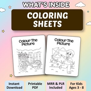 Kids Learning Activities Bundle | 55,300+ Educational Kids Resources Coloring Books, Worksheets (PLR, MRR) image 5