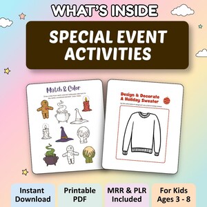 Kids Learning Activities Bundle | 55,300+ Educational Kids Resources Coloring Books, Worksheets (PLR, MRR) image 8