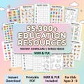 Kids Learning Activities Bundle | 55,300+ Educational Kids Resources Coloring Books, Worksheets (PLR, MRR) product logo