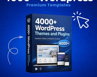 Megabundel met meer dan 4000 premium WordPress-thema's en -plugins | Canva-websiteontwerpsjabloon | SEO-websitesjabloon voor kleine bedrijven