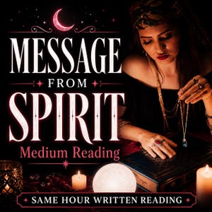 Lettura medianica spirituale / Messaggio psichico in giornata (scritto)