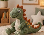 Crochet Dinosaur Pattern PDF, Amigurumi Dino Toy Pattern, Cute Dinosaur Plush Crochet Pattern, Beginner Friendly Kids Toy, Nursery Gift DIY