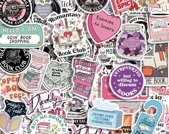 150PCS Romance Book Stickers, Glossy Waterproof Vinyl Decals