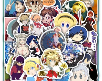 Persona 3 Sticker – P3 Anime Game Vinyl Decals for Laptop, Gifts 40 Piece