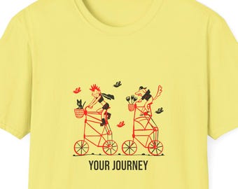 Camiseta Your Journey Bicycle, camiseta sin mangas Comfort Colors o camiseta para equipo de fútbol juvenil.