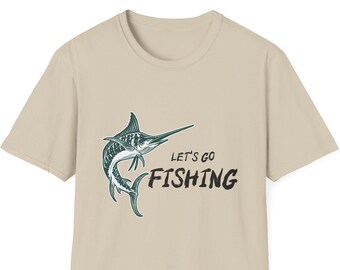 Marlin Fishing T-shirt, Swordfish Graphic Tee, Deep Sea Sport Fishing, Angler Gift, Saltwater Tournament Apparel, Nautical Hunter Shirt