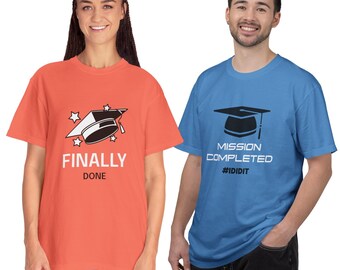 Senior 2026 Shirt, Class of 2026 Graduation Gift, Finally Graduated Tee, I Did It T-shirt, High School College Grad, Minimalist Grad Cap Top