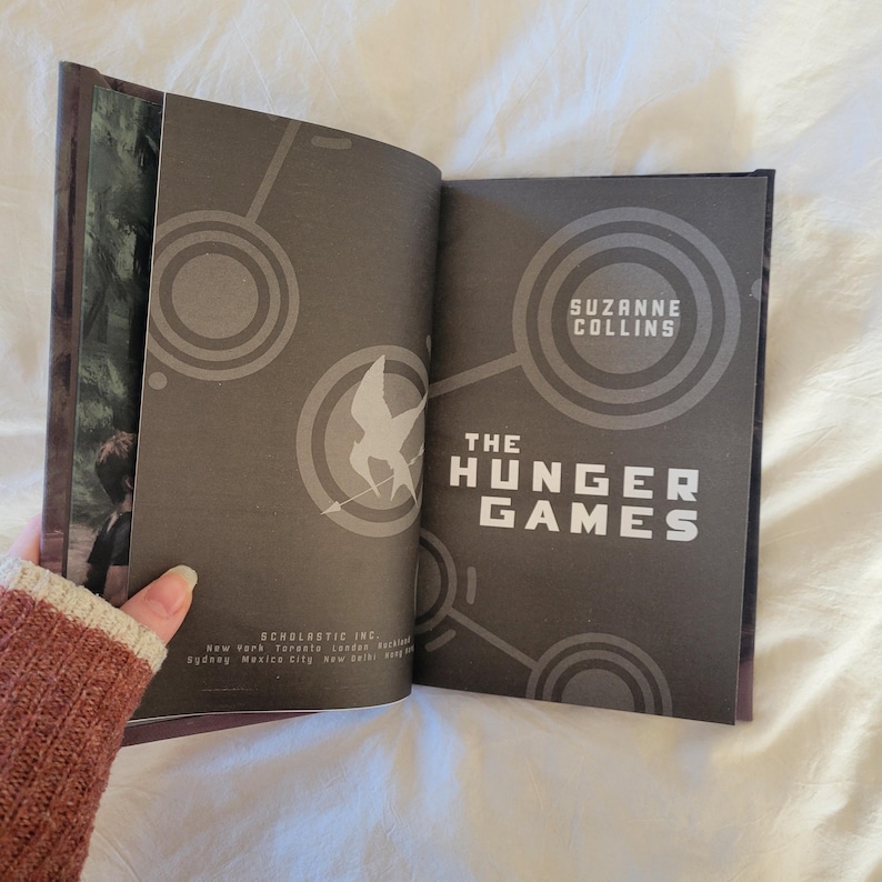 The Hunger Games by Suzanne Collins Rebind - Etsy