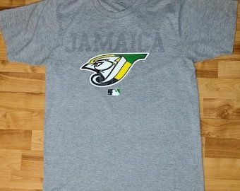 Y2K Rare Blue Jays+Jamaica Special 2007 Promo theme night Graphic T-Shirt, Large