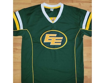Vintage Edmonton Eskimos CFL Green SOGO Jersey, Medium