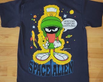 VTG Marvin the Martian Looney Tunes Shirt – 1993 SSI Tag – Size Medium