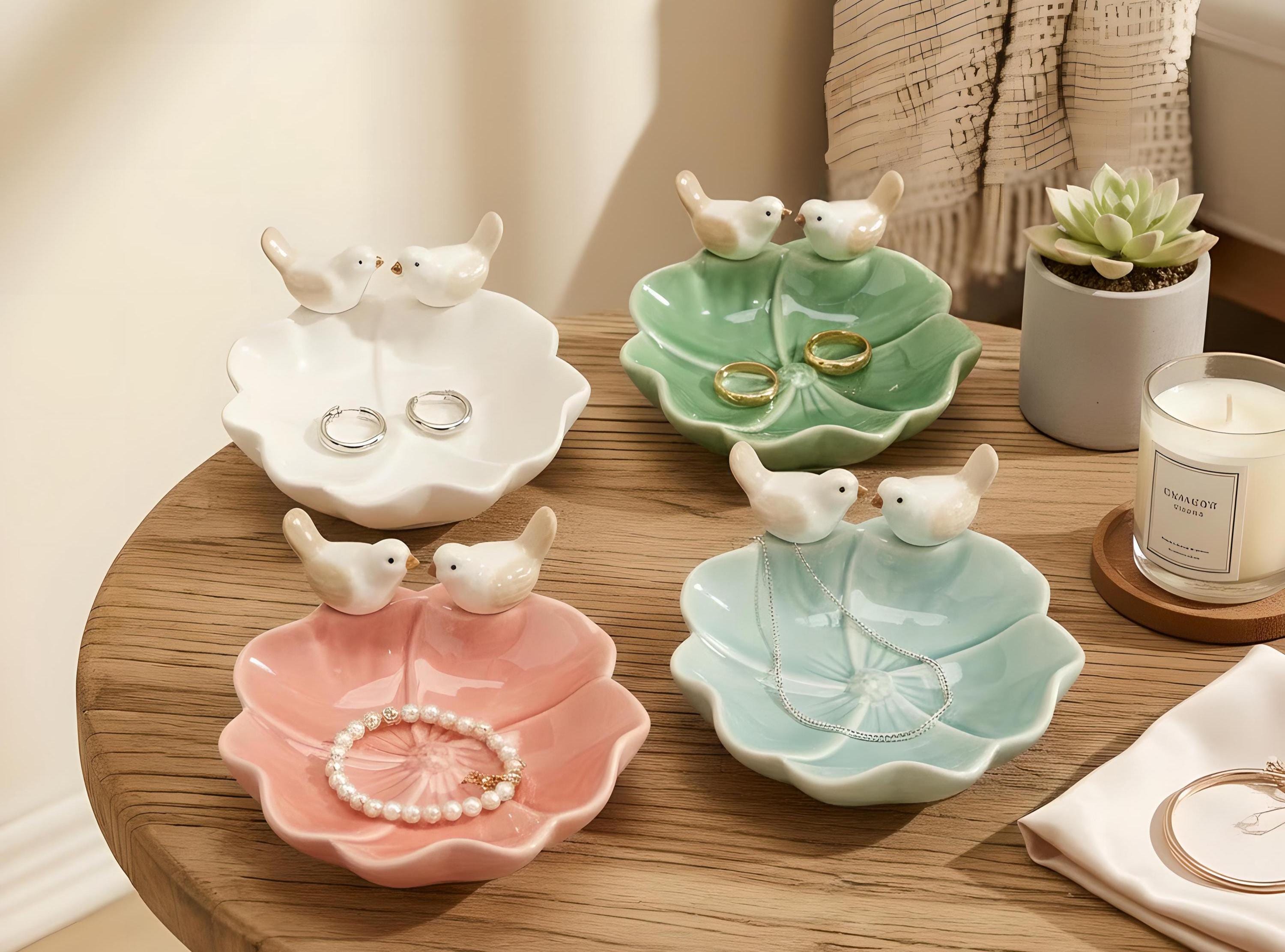 陶器の鳥の皿 - Etsy 日本