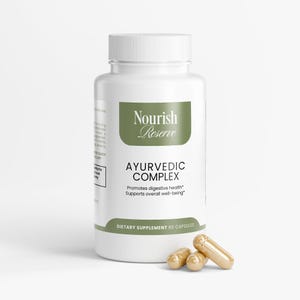Ayurvedisch complex supplement: ashwagandha, kurkuma, heilige basilicum voor welzijn afbeelding 3