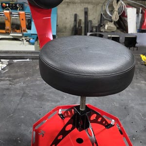 Heavy duty rolling shop stool