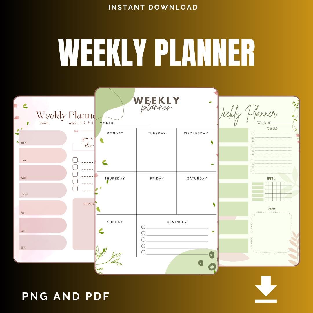 Weekly Schedule Task Organizer Form.pdf Weekly Schedule Planner - Task Organizer With Clear Layout - PDF PNG ...