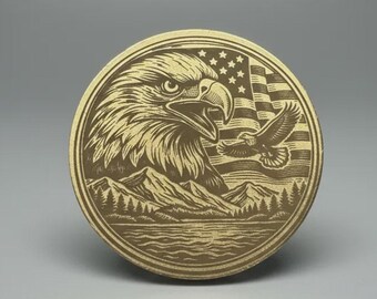 Aquila Calva, design in stile americano. .svg .png .lac .xcs