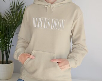 Merces Deon Unisex Cotton-Blend Hoodie, Cozy Winter Pullover