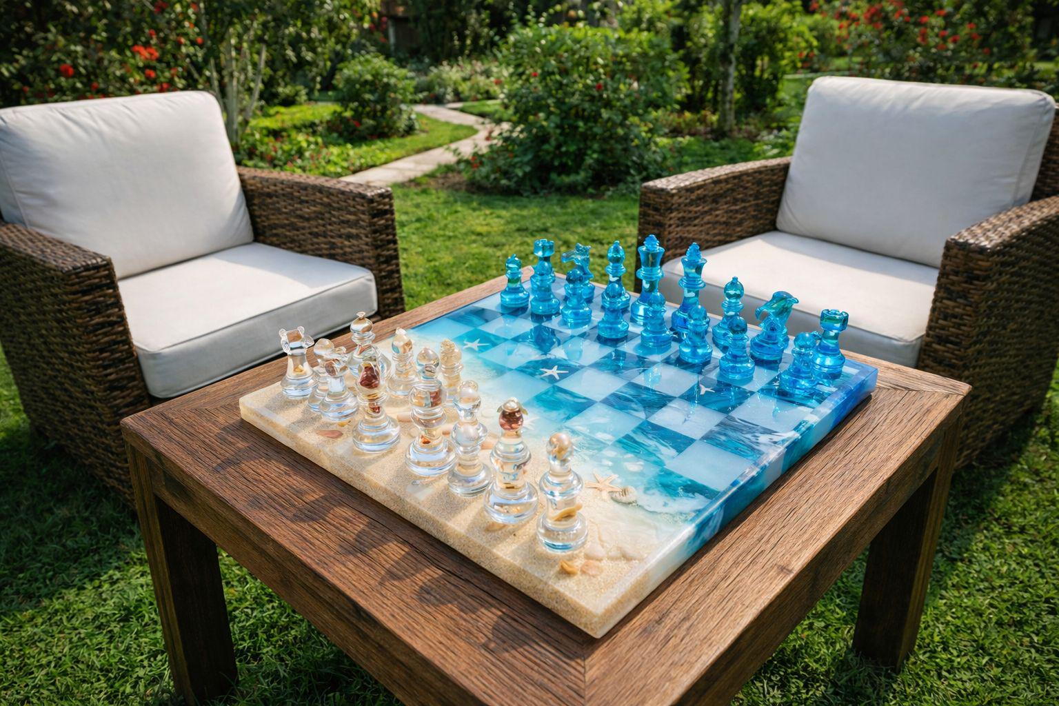 Resin chess board - Etsy 日本