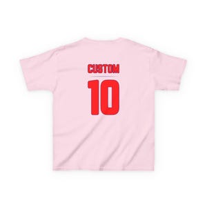 Croatia Flag Soccer Tee | Kids Custom Number Jersey image 11