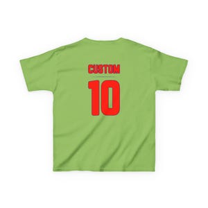 Croatia Flag Soccer Tee | Kids Custom Number Jersey image 7