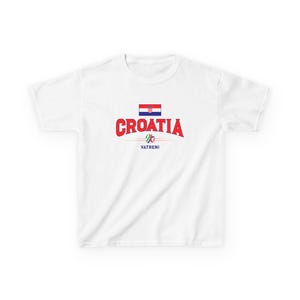 Croatia Clothing Soccer Crop Top Jersey Girl Custom | Womens Soccer Tee | Gift for Soccer Fan 画像 2